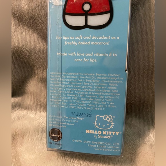 The Crème Shop x Sanrio Hello Kitty Macaron Lip Balm (Cool As Mint) 🆕 - Picture 5 of 5